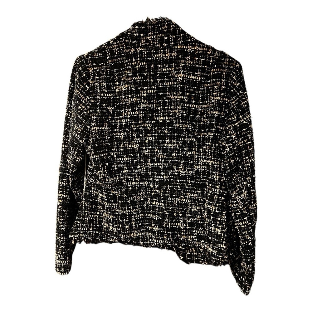 NWT Spartina 449 Women's Ramona Tweed Blazer Black Multi Size S - Picture 8 of 13